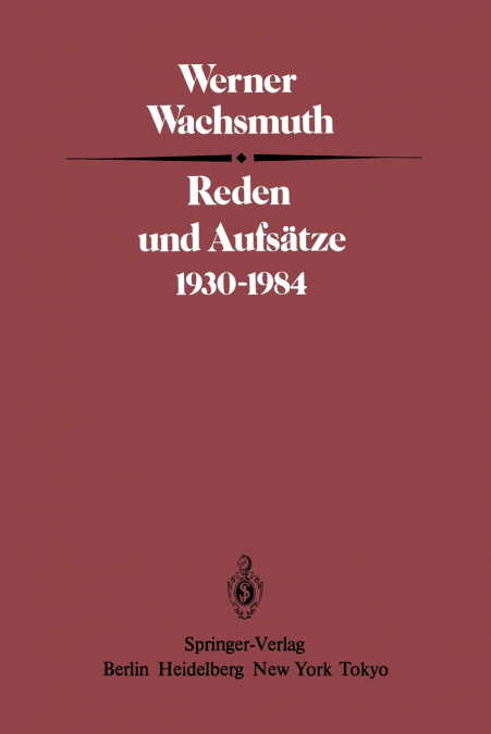 Reden und Aufsätze 1930-1984