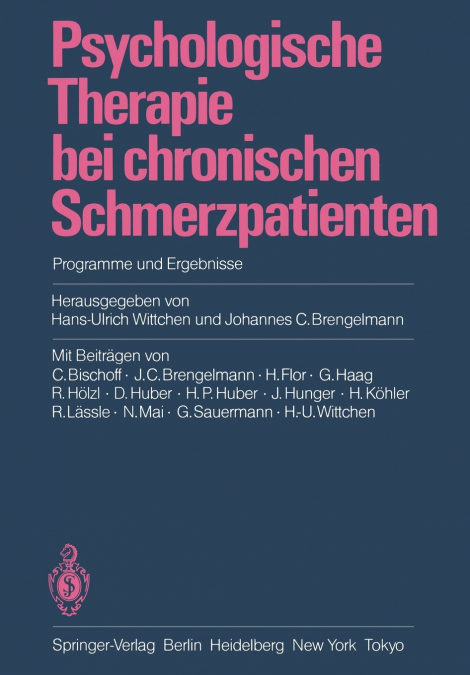 Psychologische Therapie bei chronischen Schmerzpatienten