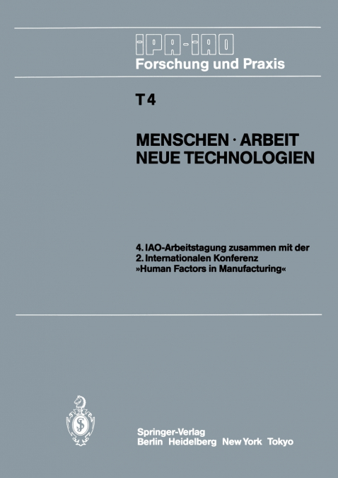 Menschen · Arbeit Neue Technologien