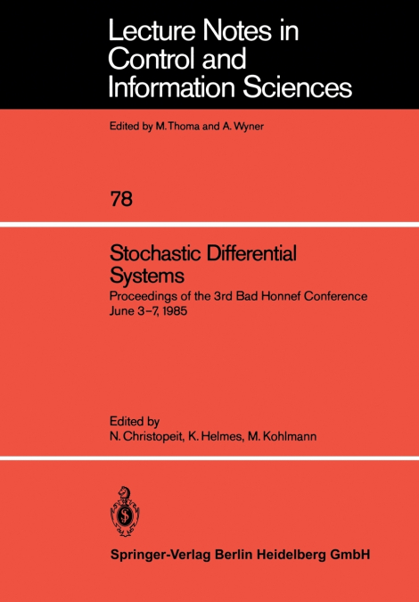 Stochastic Differential Systems