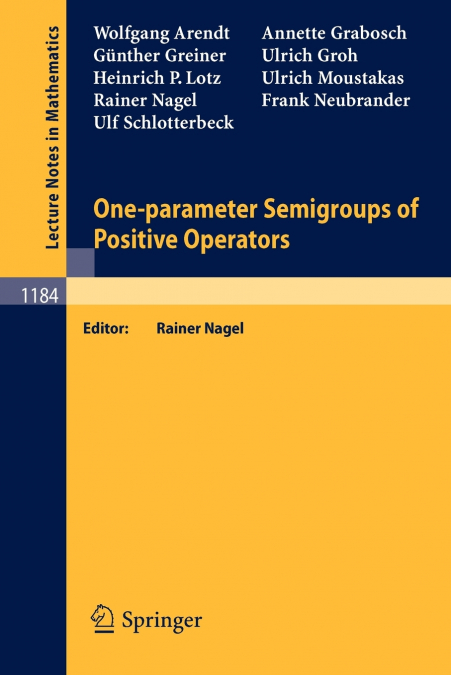 One-Parameter Semigroups of Positive Operators