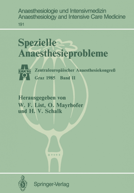 Spezielle Anaesthesieprobleme