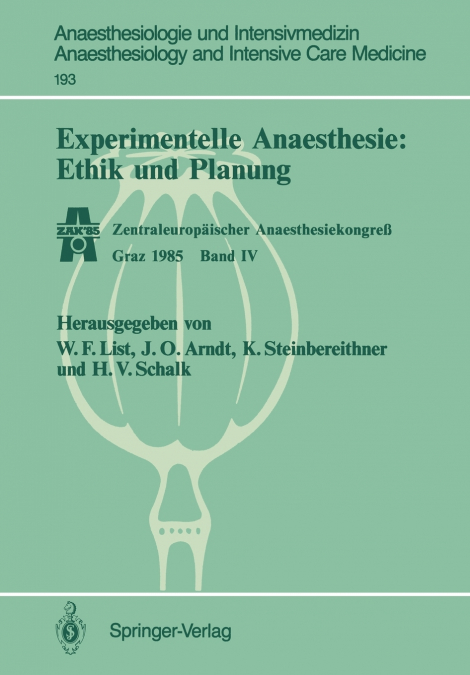 Experimentelle Anaesthesie
