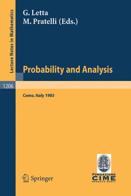 Probability and Analysis