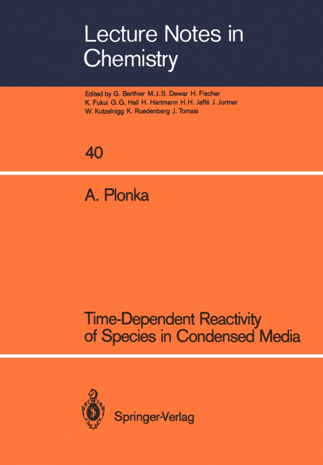 Time-Dependent Reactivity of Species in Condensed Media