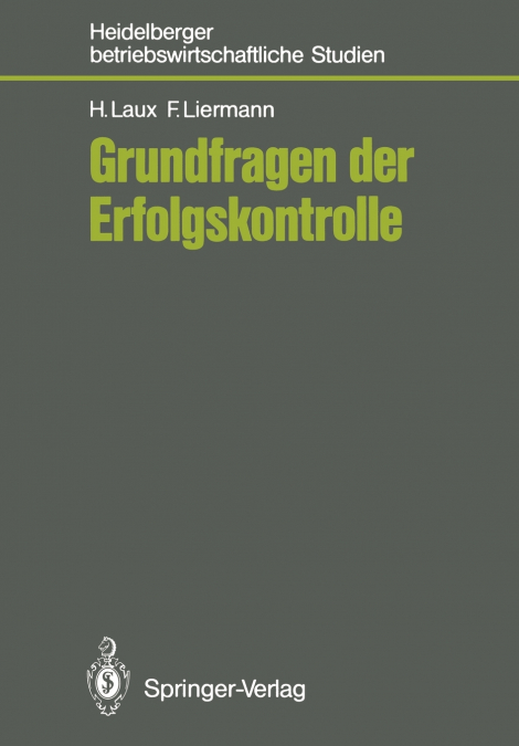 Grundfragen der Erfolgskontrolle