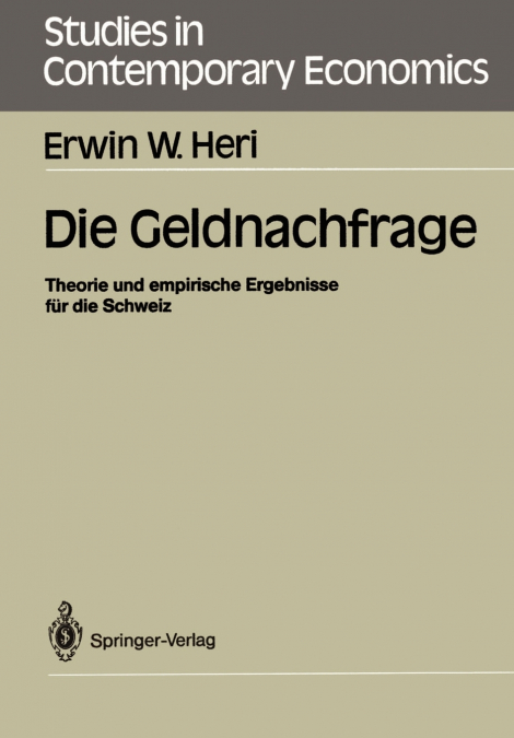 Die Geldnachfrage