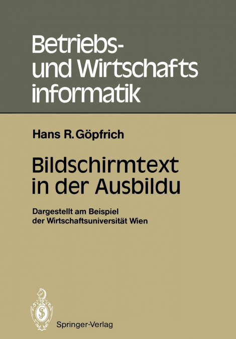 Bildschirmtext in der Ausbildung