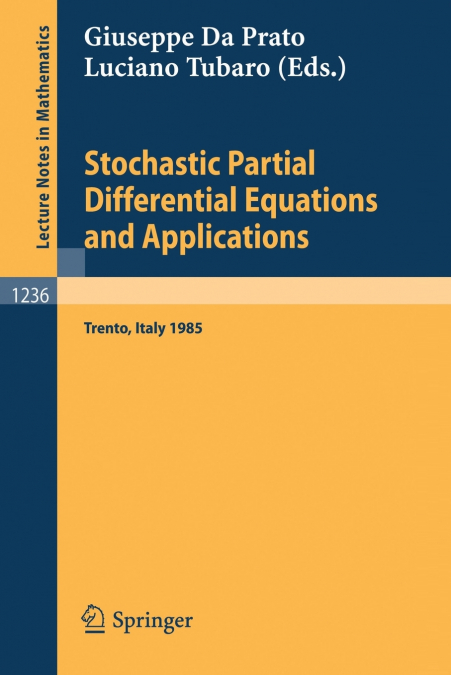 Stochastic Partial Differential Equations and Applications