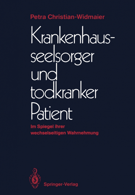 Krankenhausseelsorger und todkranker Patient