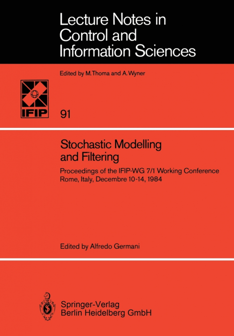 Stochastic Modelling and Filtering
