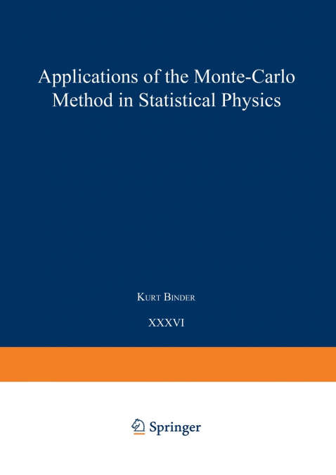 Applications of the Monte Carlo Method in Statistical Physics