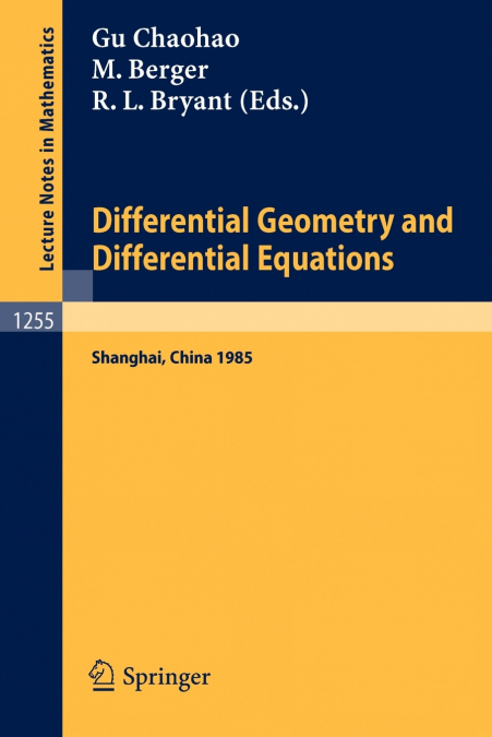 Differential Geometry and Differential Equations
