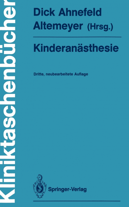 Kinderanästhesie