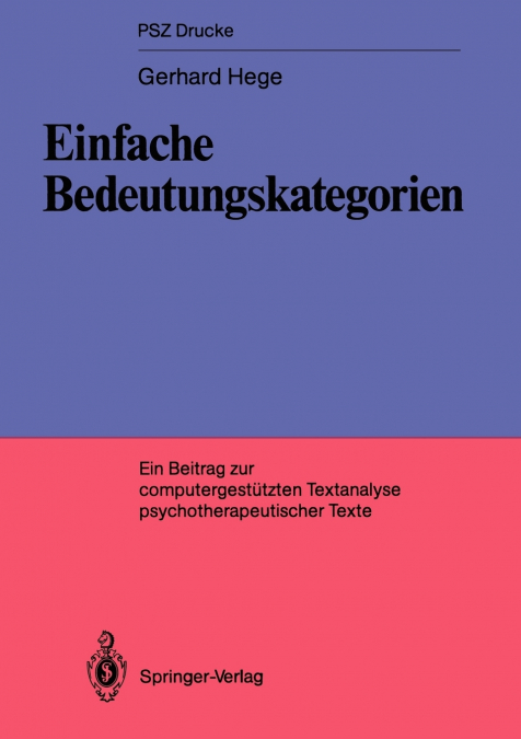 Einfache Bedeutungskategorien