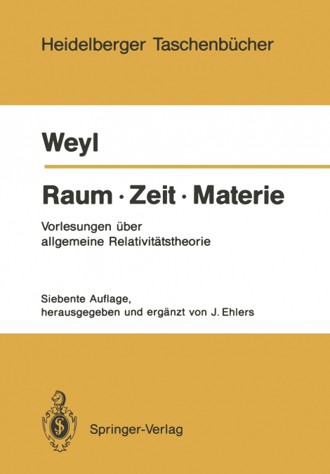 Raum · Zeit · Materie