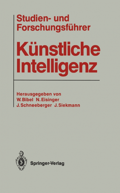 Studien- Und Forschungsfuhrer Kunstliche Intelligenz