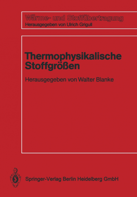Thermophysikalische Stoffgrößen
