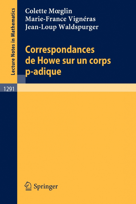 Correspondances de Howe Sur Un Corps P-Adique