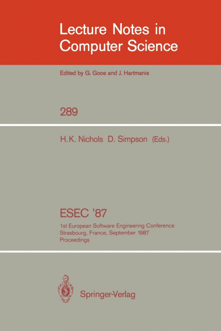 ESEC ’87