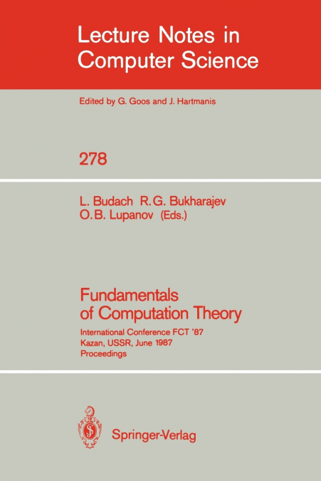 Fundamentals of Computation Theory