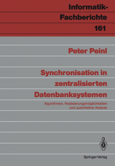 Synchronisation in zentralisierten Datenbanksystemen
