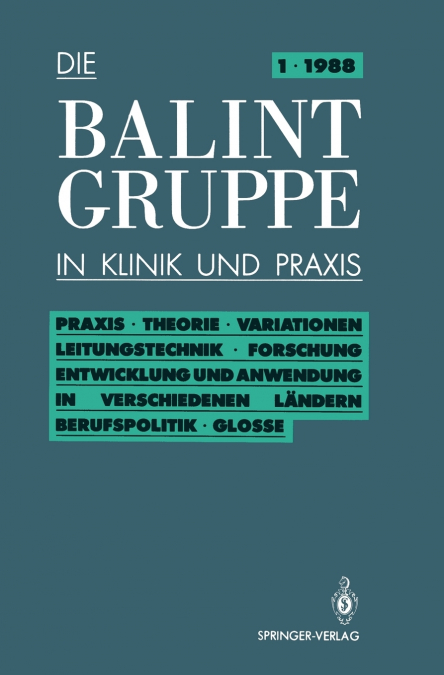 Praxis · Theorie · Variationen · Leitungstechnik · Forschung · Entwicklung und Anwendung in verschiedenen Ländern Berufspolitik · Kritische Glosse