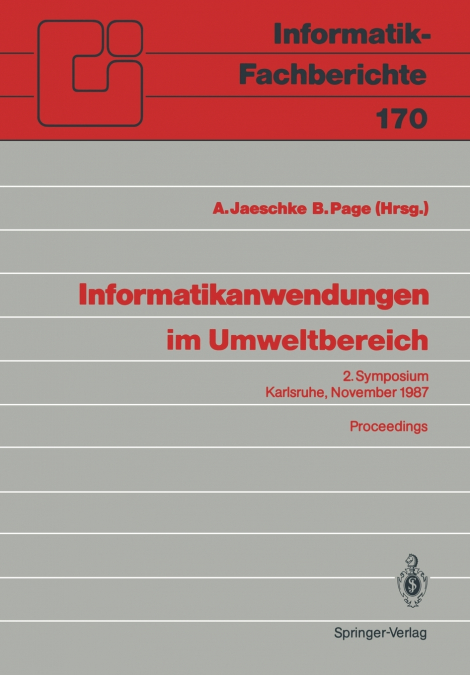 Informatikanwendungen im Umweltbereich