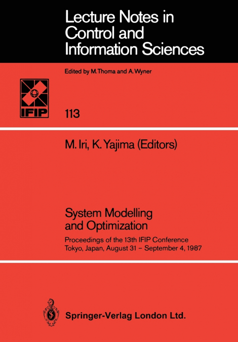 System Modelling and Optimization