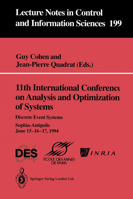 11th International Conference on Analysis and Optimization of Systems