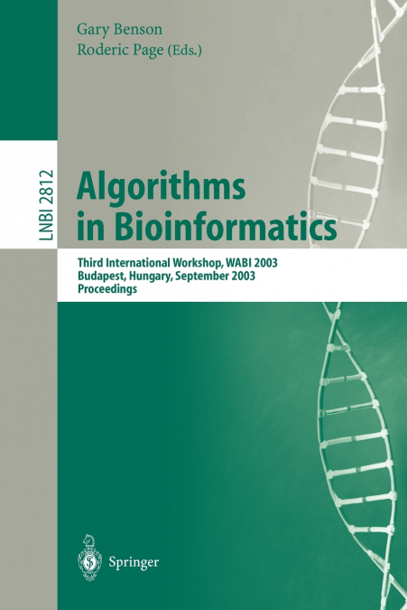 Algorithms in Bioinformatics