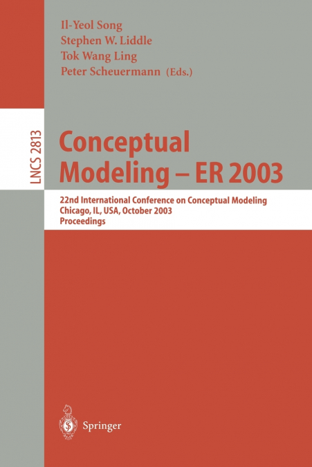 Conceptual Modeling -- ER 2003