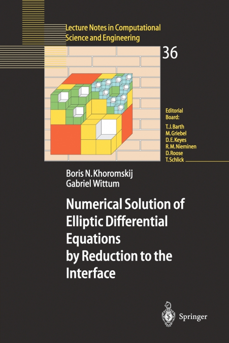 Numerical Solution of Elliptic Differential Equations by Reduction to the Interface