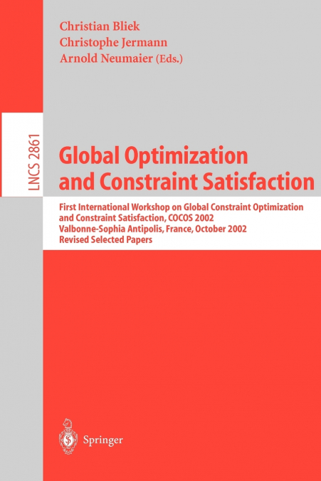 Global Optimization and Constraint Satisfaction