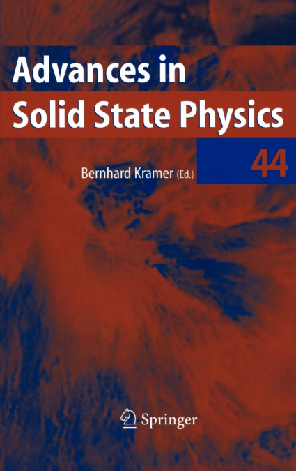 Advances in Solid State Physics