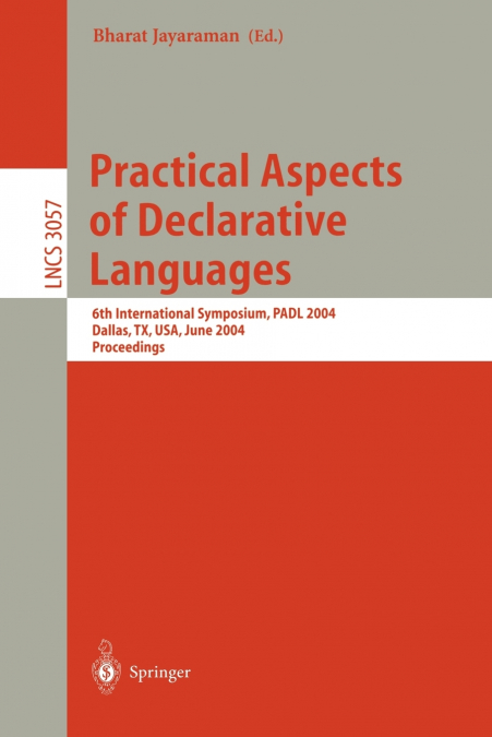 Practical Aspects of Declarative Languages