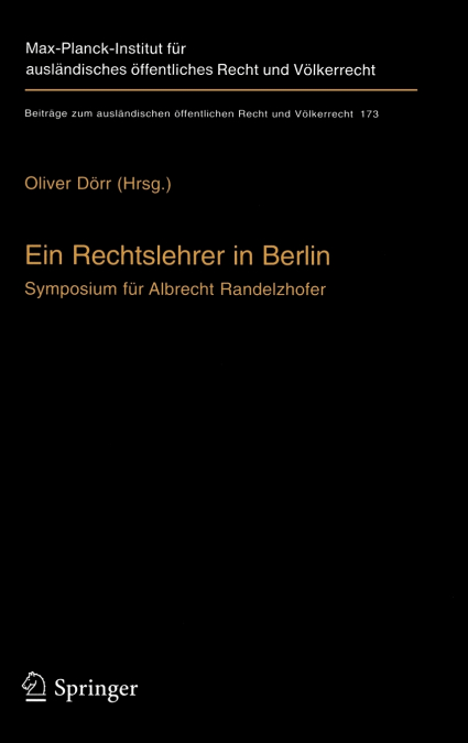 Ein Rechtslehrer in Berlin
