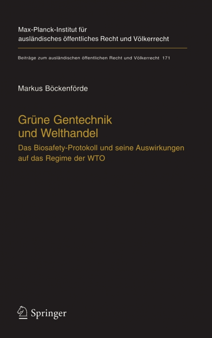 Grüne Gentechnik und Welthandel