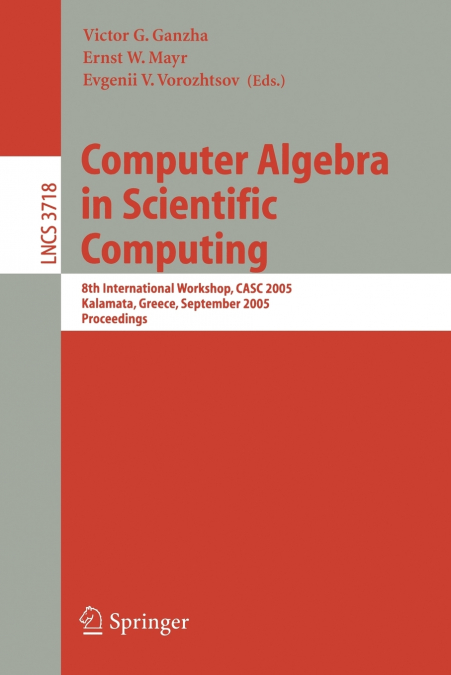 Computer Algebra in Scientific Computing
