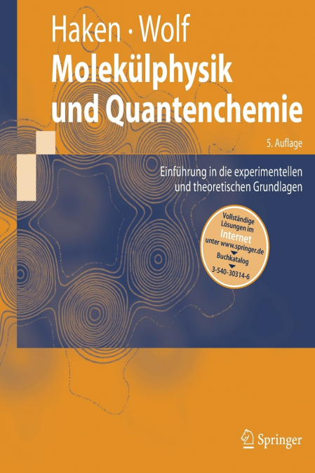 Molekulphysik Und Quantenchemie