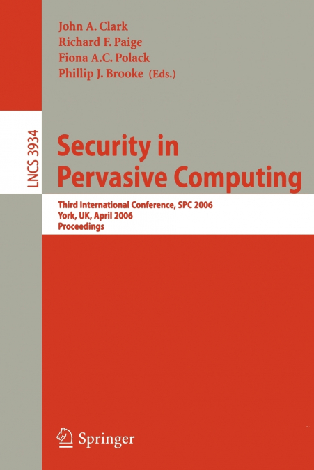 Security in Pervasive Computing