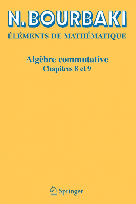 Algèbre commutative