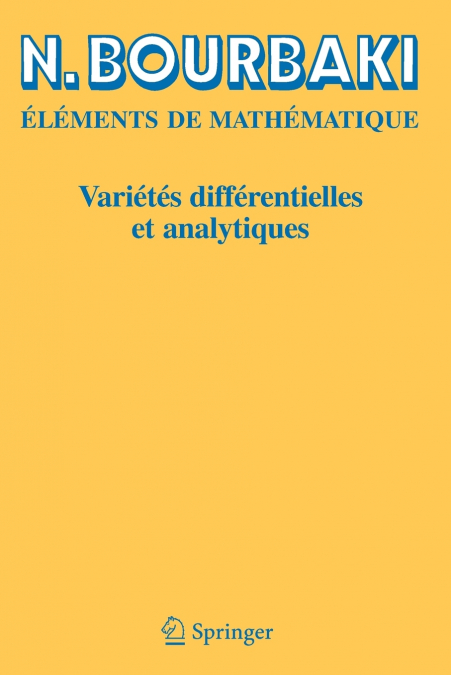 Variétés différentielles et analytiques