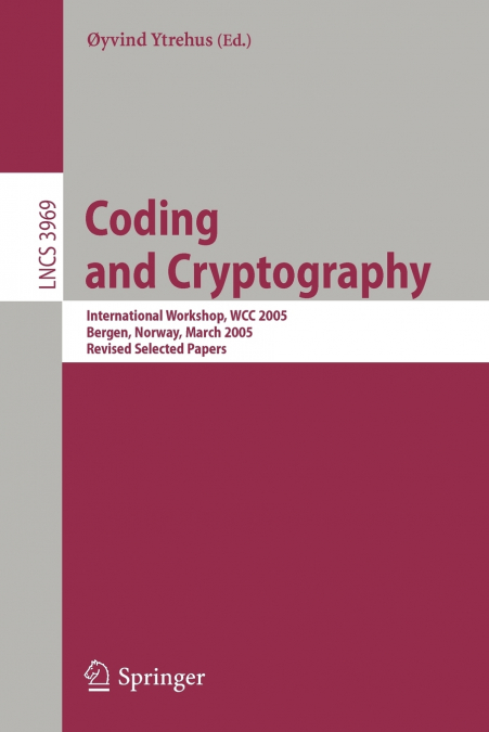 Coding and Cryptography