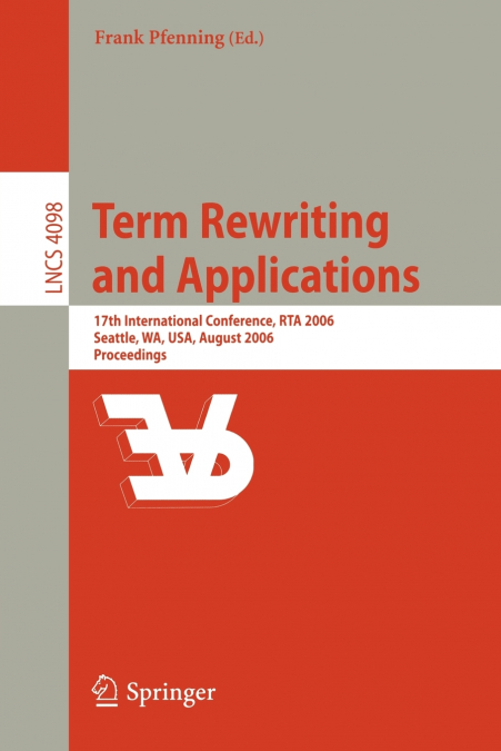 Term Rewriting and Applications