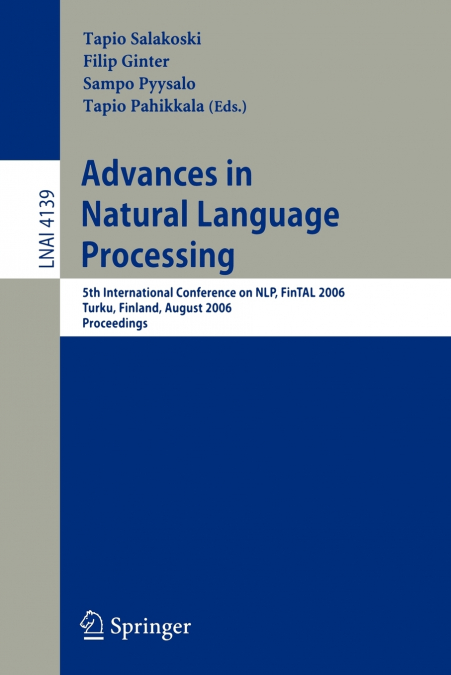 Advances in Natural Language Processing