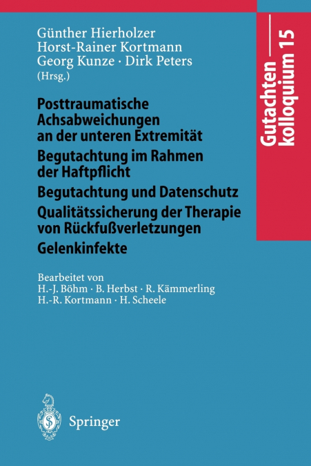 Gutachtenkolloquium 15