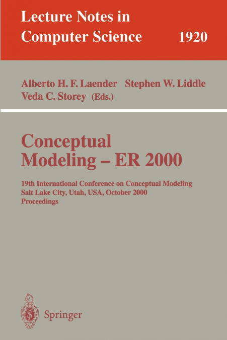 Conceptual Modeling - ER 2000