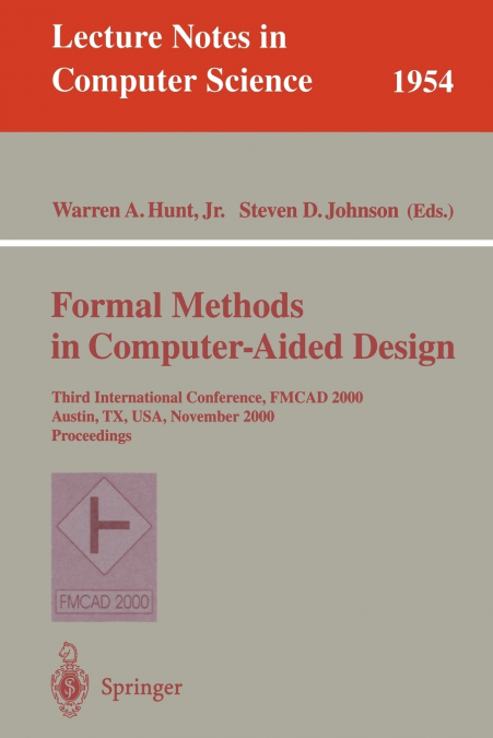 Formal Methods in Computer-Aided Design
