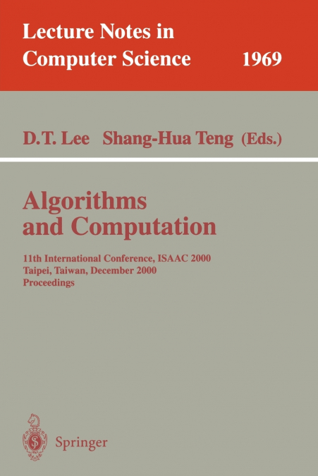 Algorithms and Computation